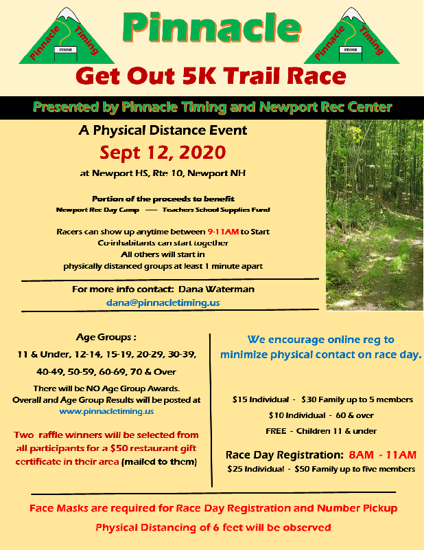 Pinnacle Get Out 5K Trail Race